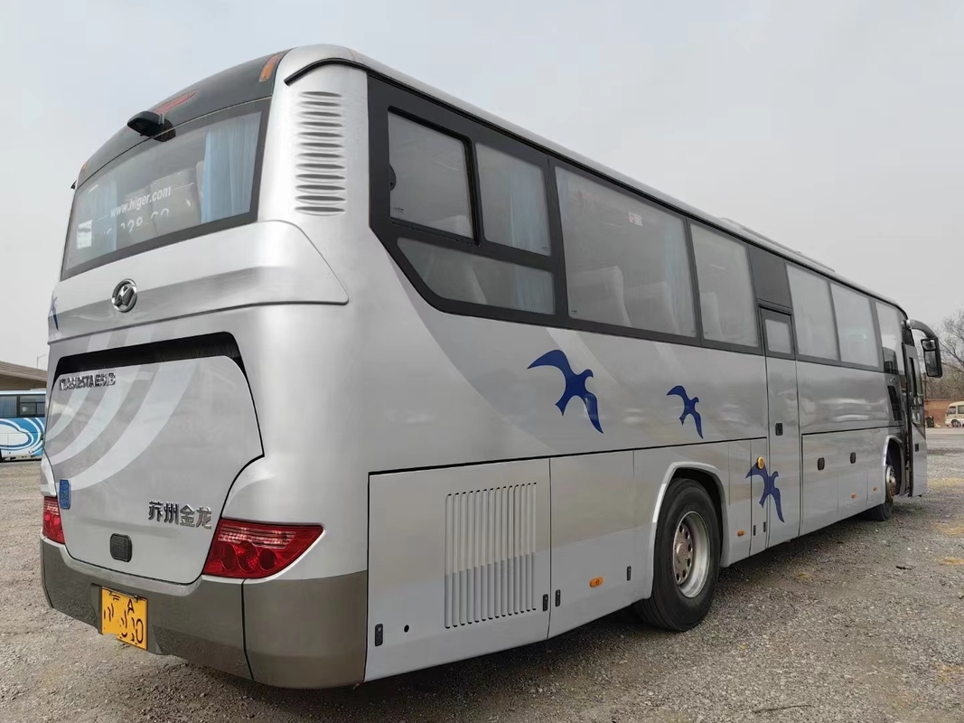使用された観光バス54の座席12は両開きドアが色の第2手より高いKLQ6125に銀を着せるYuchai 6シリンダー エンジンをメーターで計る
