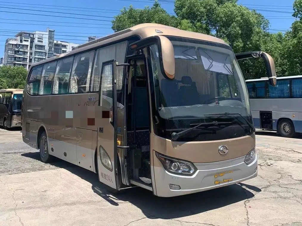 使用されたコーチ バスWeichaiエンジン34の座席2018年の金色第2手8メートルのKinglong XMQ6802