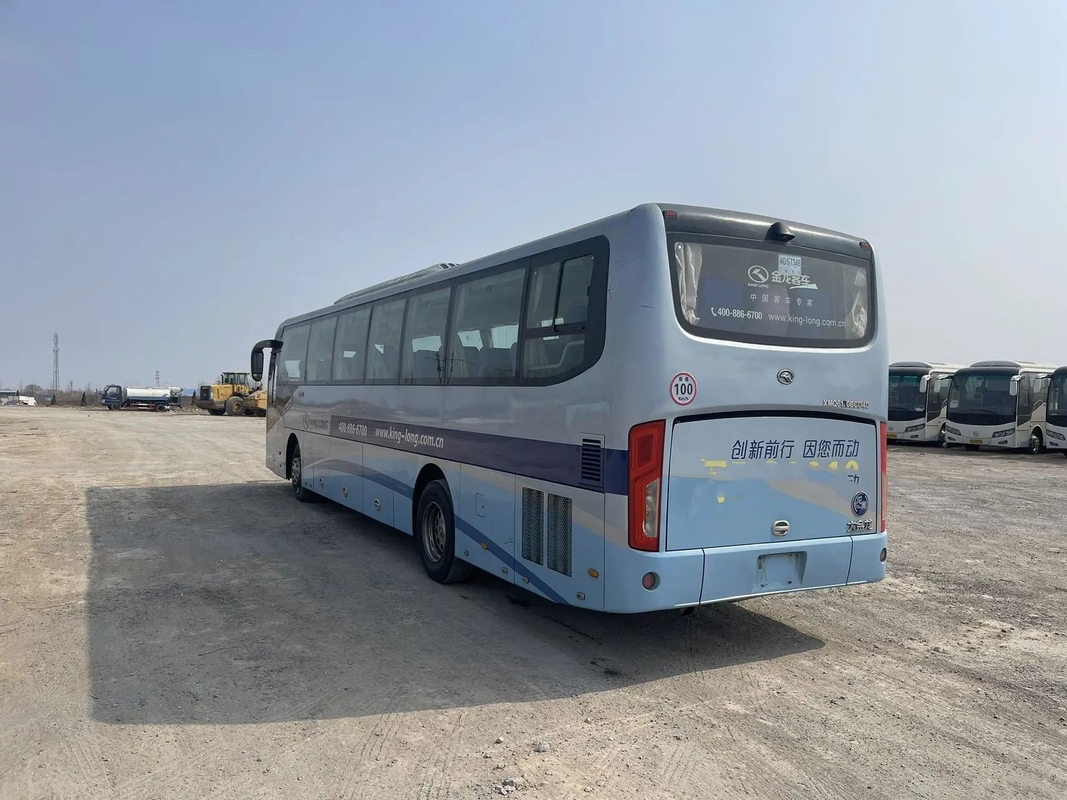 第2手バスは2016年KinglongバスXMQ6120淡いブルーの色48の座席Yuchaiエンジンを12メートル使用した