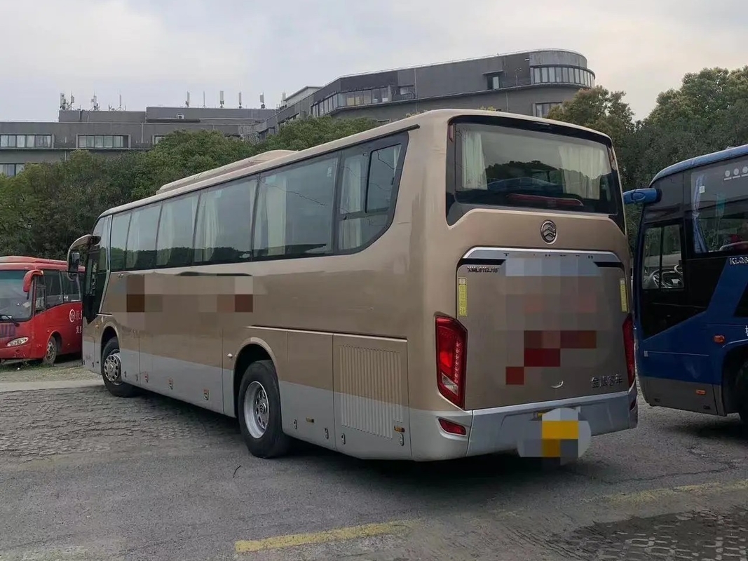 使用されたコーチ バス90%新しい48は第2手ドライブ金ドラゴンXML6112 Weichaiエンジン100km/Hをつける