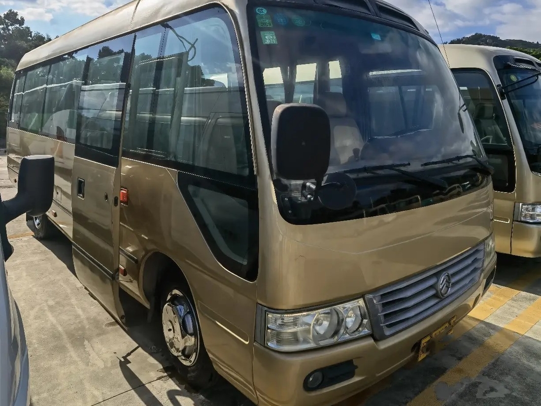 使用された小さいバス28座席前部エンジンは空気7メートルのConditoner 5250kg車両総量150hpの金ドラゴンXML9729を