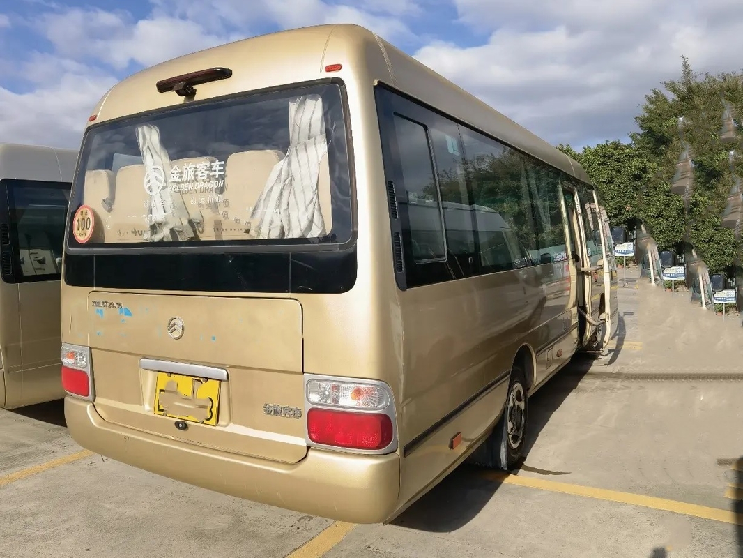 使用された小さいバス28座席前部エンジンは空気7メートルのConditoner 5250kg車両総量150hpの金ドラゴンXML9729を