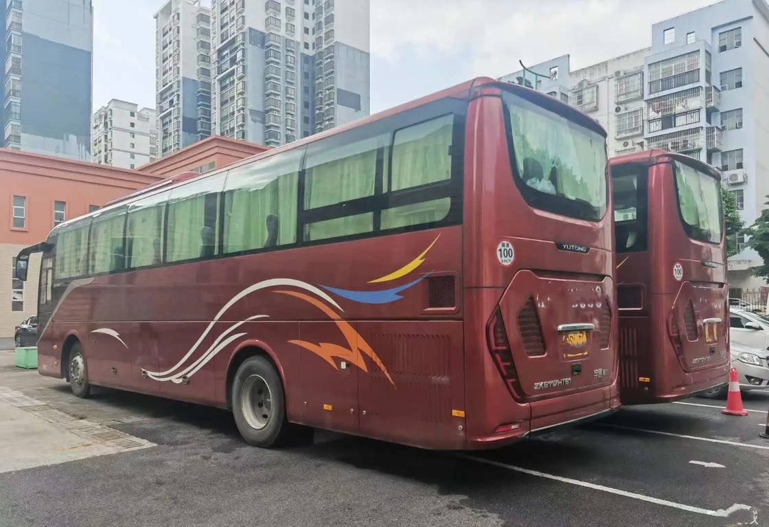 使用された運輸バス2021の年のYuchaiエンジン310hp 52の座席ディスク ブレーキのエアバッグの懸濁液2のドアの若いはさみZK6117