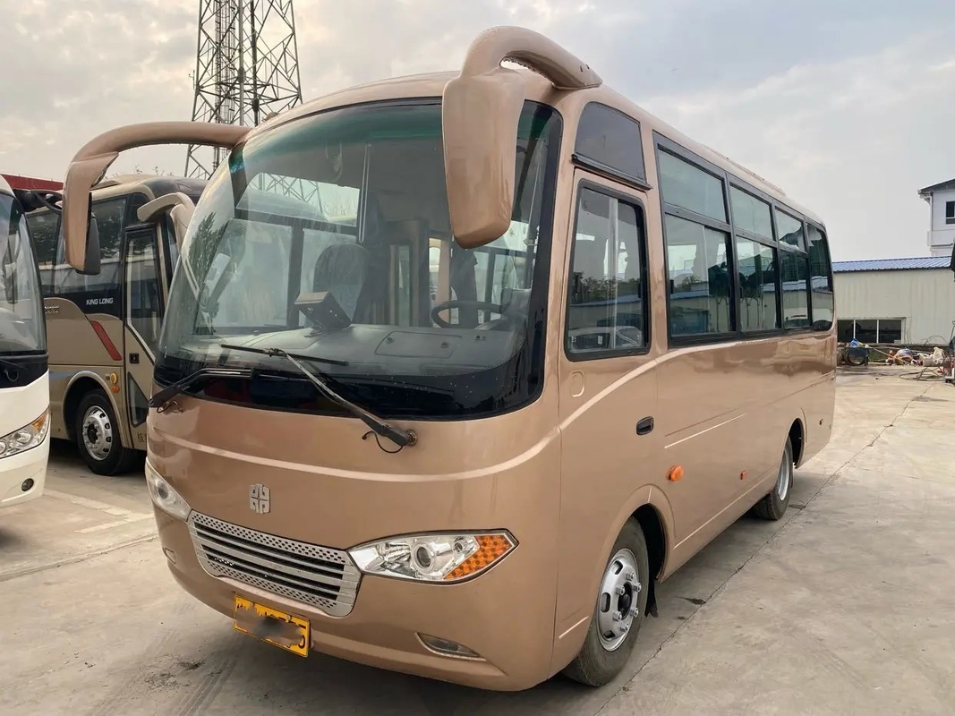 交互計算第2手Zhongtong Lck6660dを搭載する使用された小型バス外的な振動ドア25の座席スライディング ウインドウの前部エンジン