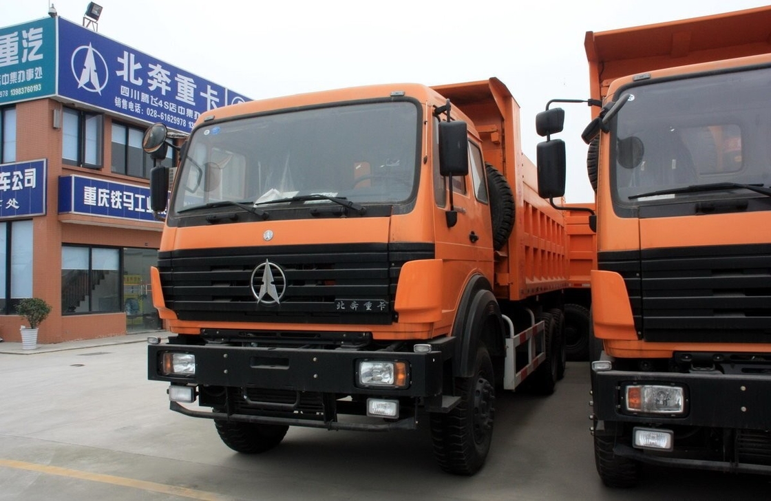 ベイベン 6x4 ターパー 使用されたダンプトラック ユーロ 3 ウェイチャイ エンジン 290 hp 鉱山使用