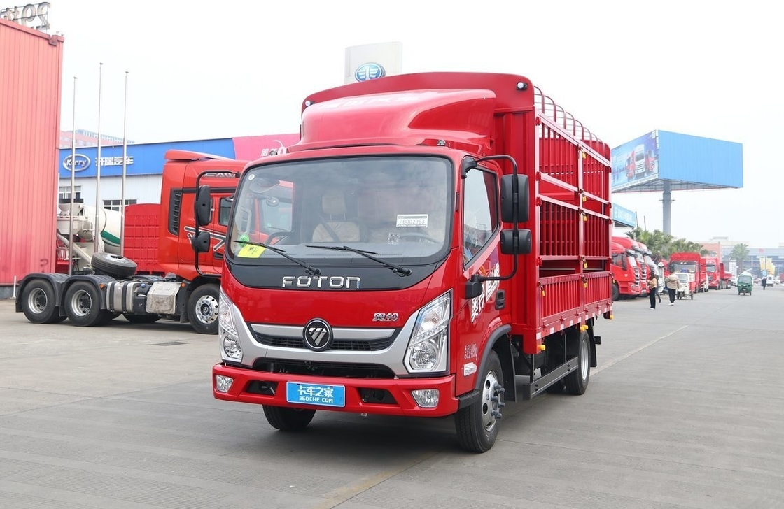 フォトン フェンス ボックス 151 hp 中古軽トラック EURO 3 フラット 屋根 6 タイヤ 左手駆動