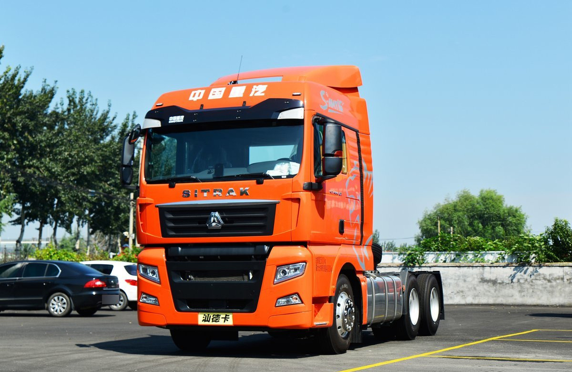 トラクタートラック 6*4 重荷 シノトラック シトラク G7 高屋根 480hp AMT 葉の春