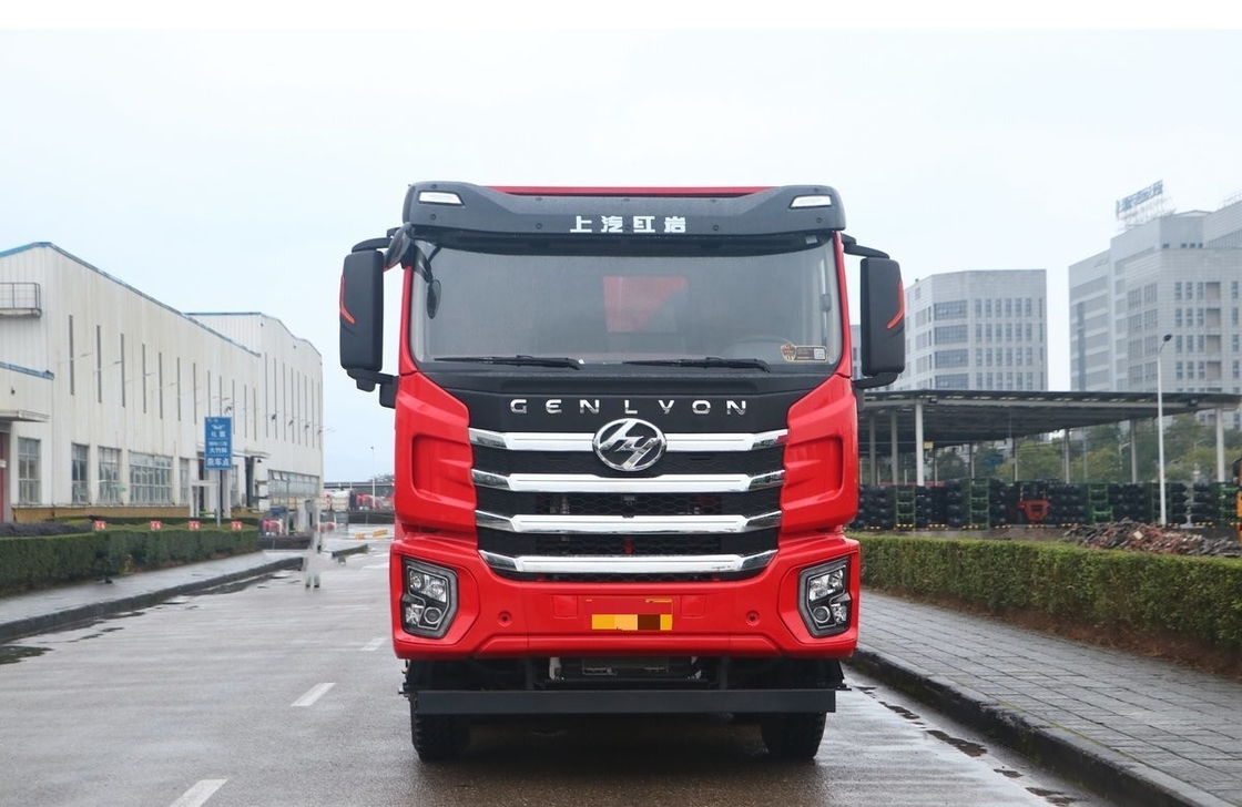 ホンヤン 560hp C6 積載 20 トン 12 タイヤ 使われた ティッパー トラック ダンパー 8×4 LHD/RHD