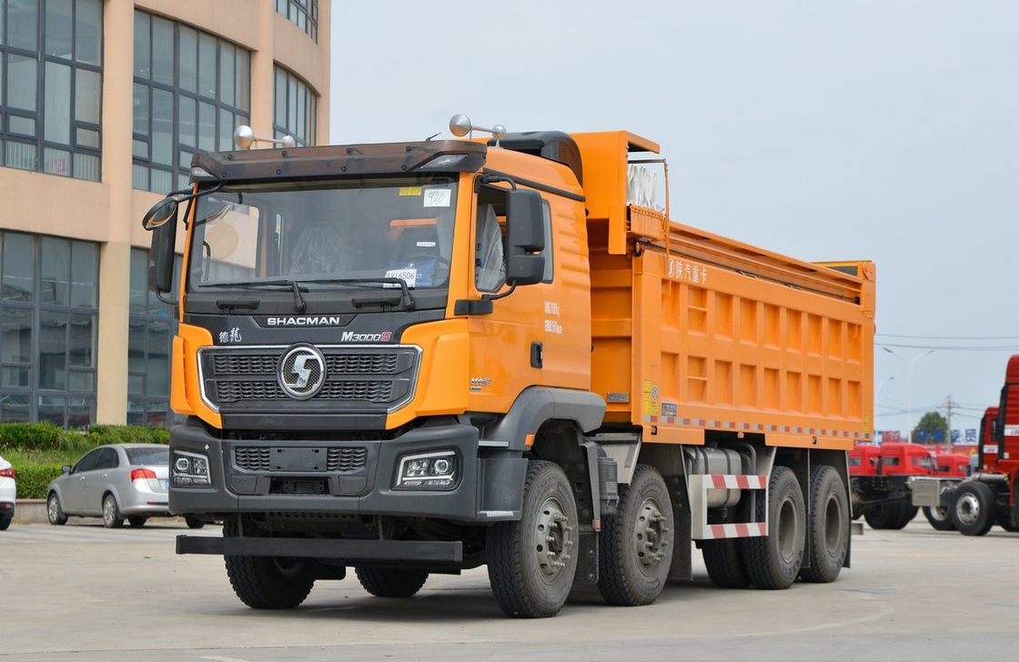 中古 8*4 ダンプトラック 販売 シャックマン 430hp CNG エンジン M3000S 11 メートル長いA/C