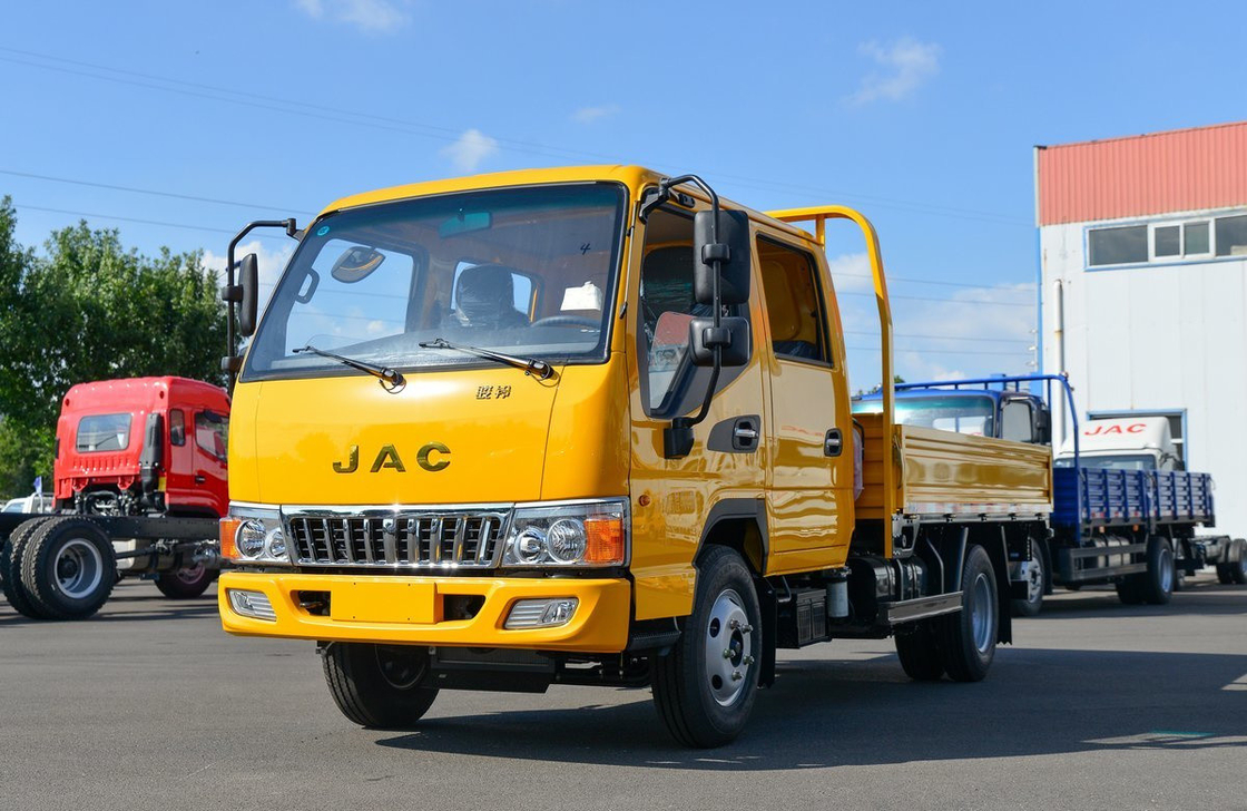 中古 ミニ貨物 トラック ダブルキャビン 2+3 座席 100km/h 速度 JAC フラットボックス トラック トラック