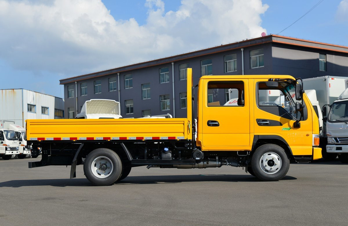 中古 ミニ貨物 トラック ダブルキャビン 2+3 座席 100km/h 速度 JAC フラットボックス トラック トラック
