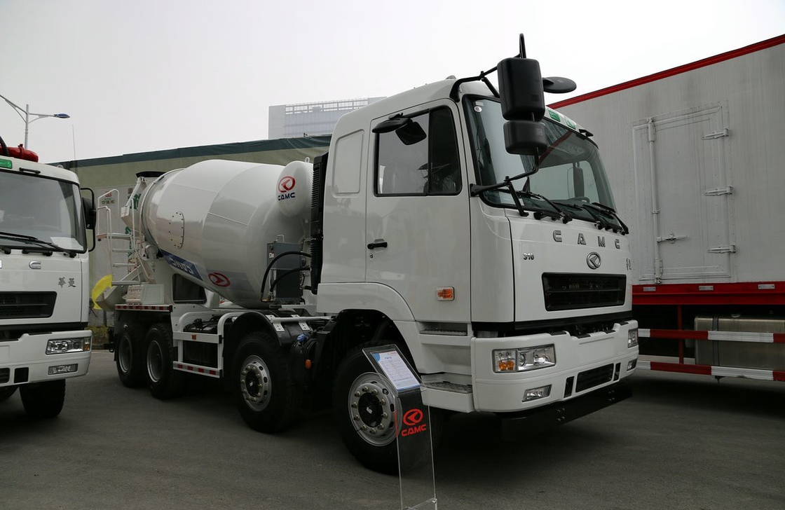 中古コンクリートミキサー トラック 8×4 CAMCセメントミキサー 310hp ユーロ 5 ビッグタンカー 12タイヤ