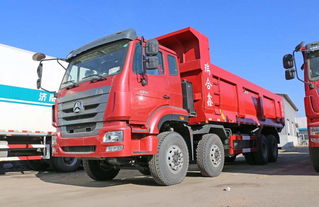 ホウ・シノトラック 2022 ホハン 8*4 道路輸送 12 輪 340hp シングル・アンド・ハフ・キャビ