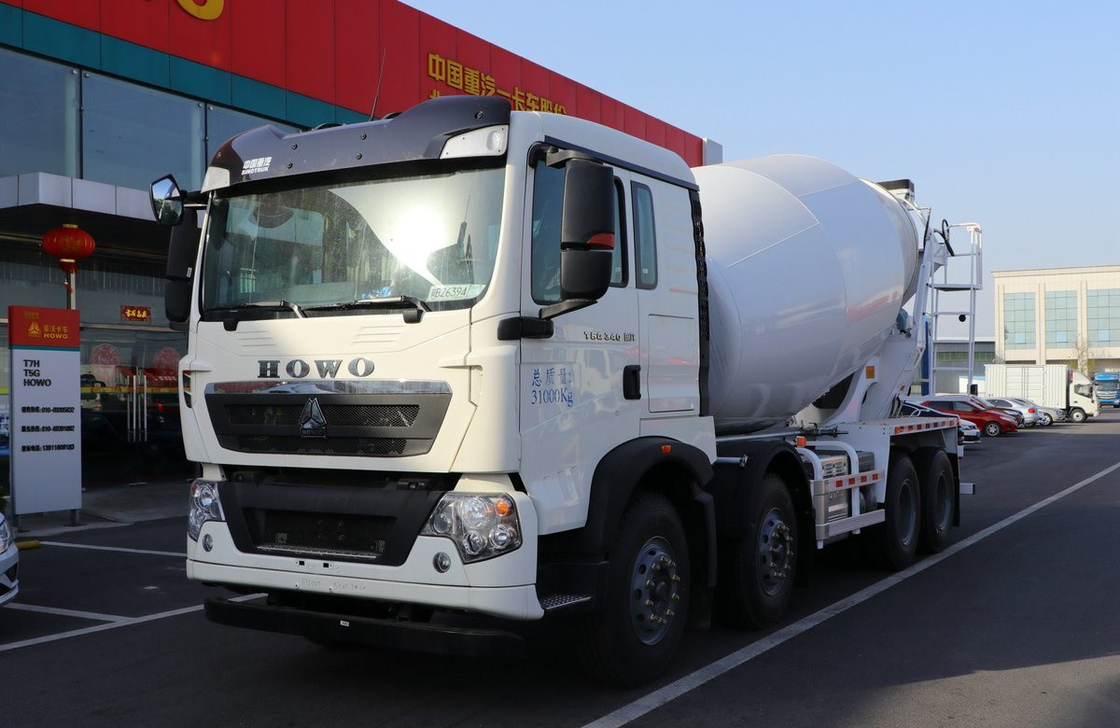 コンクリートミキサー トラック10速トランスミッション ホーオ 8×4 セメントミキサー 8立方 耐久性使用