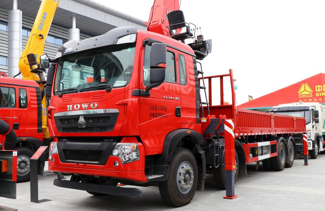 8x4 トラッククレーン 搭載 中国ブランド ホウ 350hp ウェイチャイ エンジン XCMG 腕 強いパワー