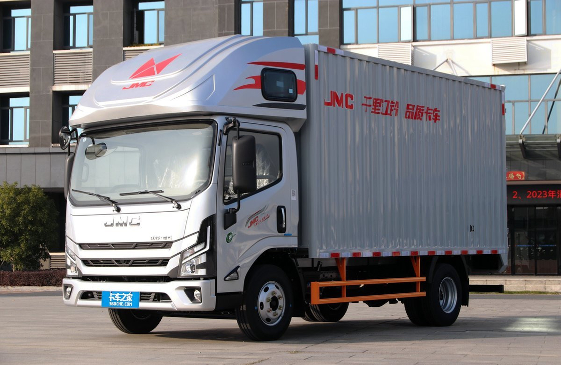 中古軽貨物 トラック JAC 4.2 メートル バン ボックス ドアダブル シングル ライン キャビ 付き スリーパー