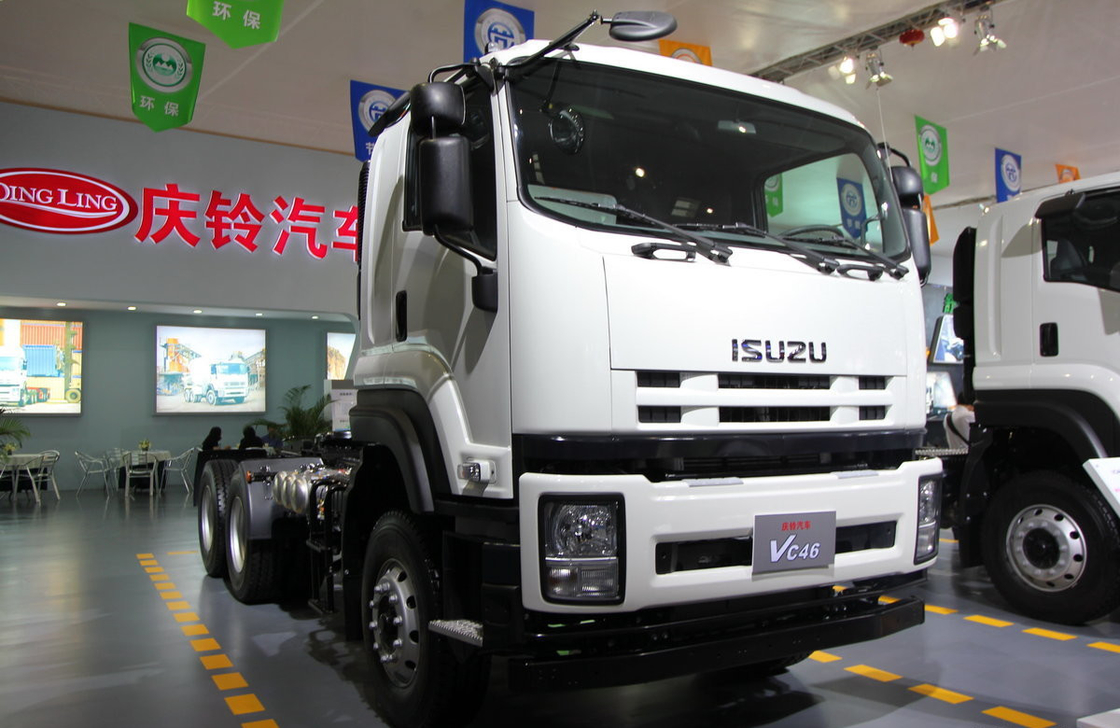 トラック トラクター フラット 屋根 キャビン ISUZU 馬頭 トレーラー 6*4 ドライブ モード 350hp ユーロ 4 排出量