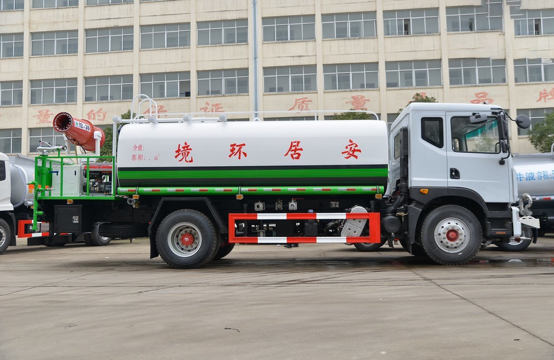 ストリートスプリンクラートラック ドンフェン 4×2 水タンカー 原子化砲 230hp カミンズエンジン