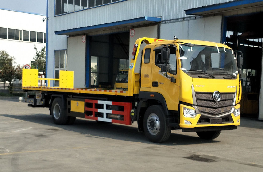 7 トンのレッカー車トラック Foton ディーゼル エンジン 210hp 平台 4*2 ドライブ モード 10.5 メートルの長さ