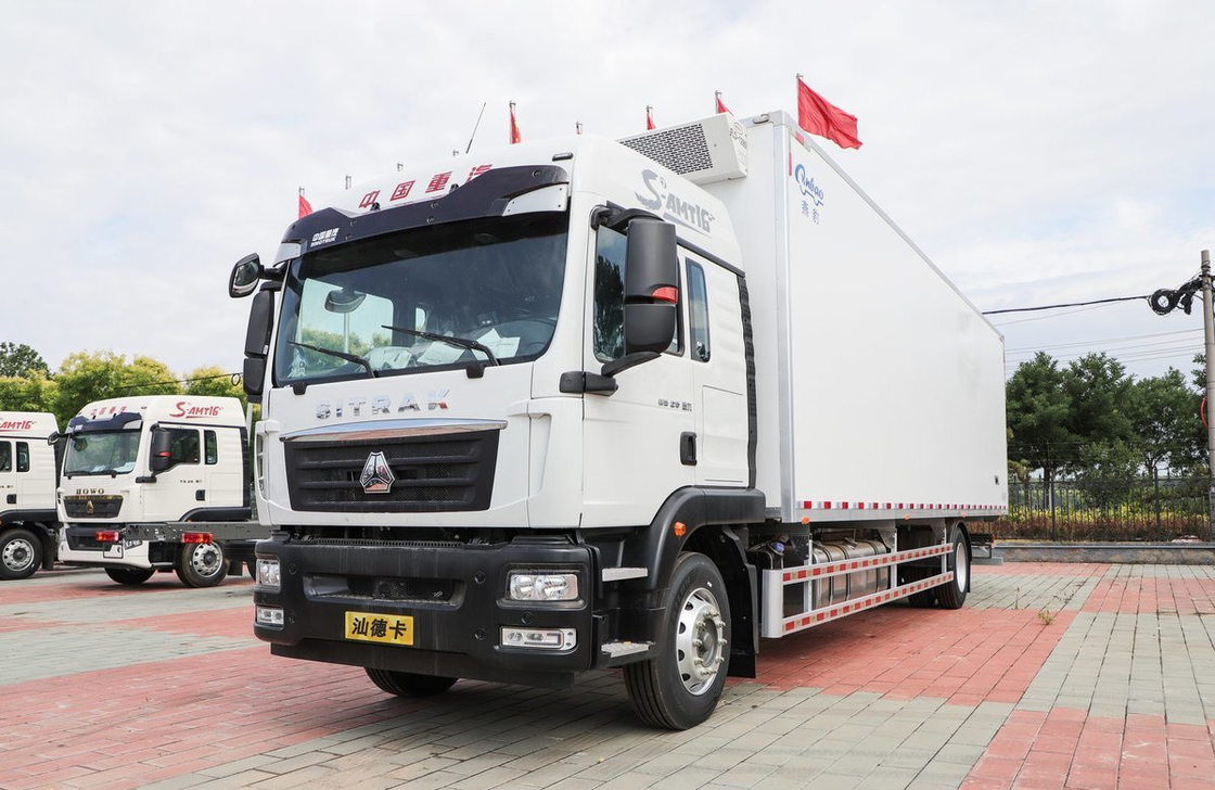 冷蔵庫冷却 バン シノトラック 4*2 ドライブモード 9.5 メートル 長箱 シトラック 290hp