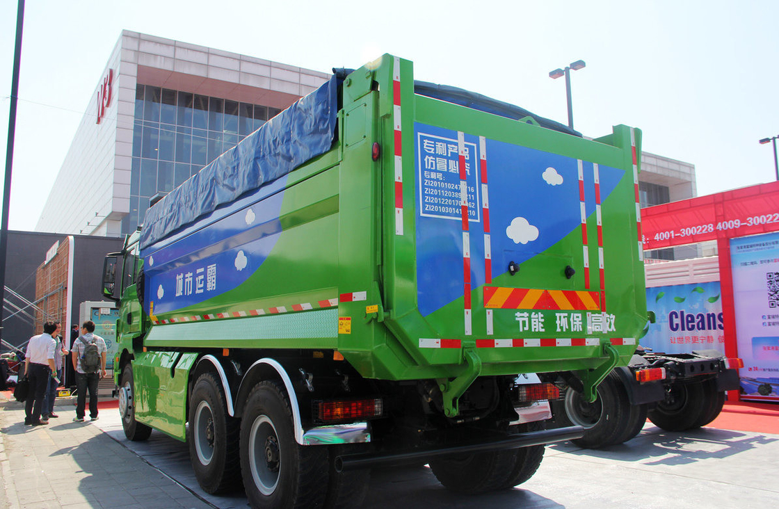 採石場ダンプトラック 販売 シャックマン 6*4 ディーゼルとLNGハイブリッド ターパー 中国 トラック 336hp