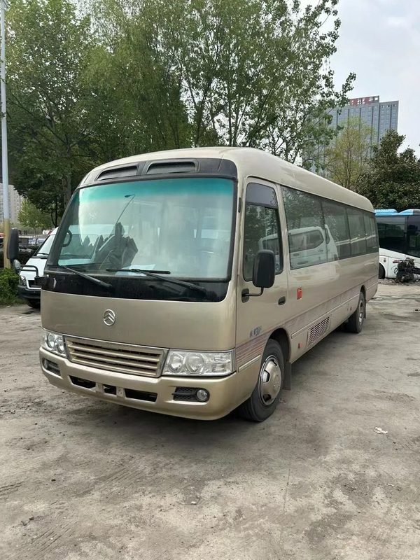 XML6770 28人座 7.7メートル ゴールデンドラゴン 中古バス シャンパン ゴールド フロントエンジン