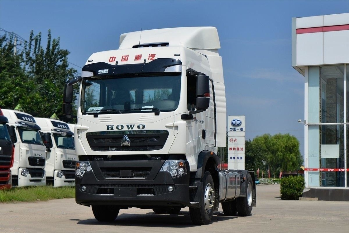 HOWO トラクター トラック 国立VI 排放基準 単軸 350HP デフレクター付きディーゼル
