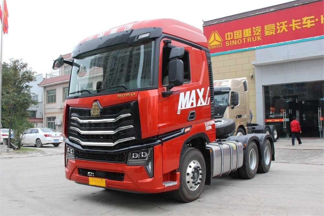 HOWO マックス重貨車 480HP 高屋根 6X4 ディーゼル マニュアル 12 速国産 VI トラクター