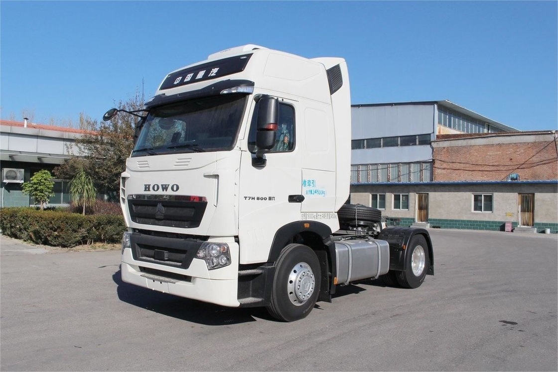 T7H HOWO 重荷トラック,エアコン付きエアデフレクター,500HP,4X2単軸トラクター
