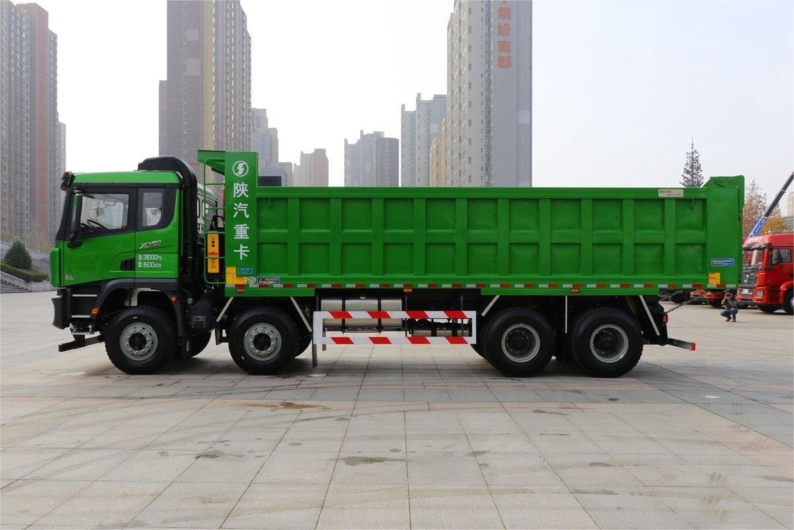460HP 8X4 8m 拡張フラットトップ 大型貨物箱 ウェイチャイ・シャックマン X3000 モデル ダンプ重貨車