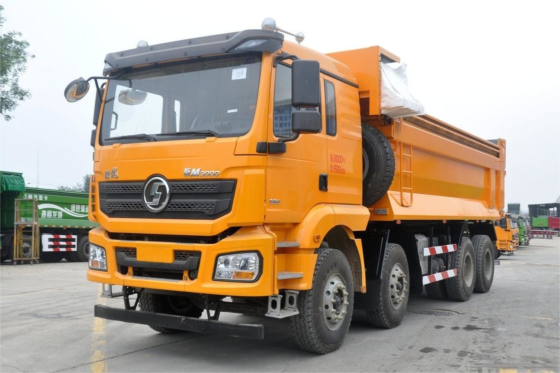 M3000 モデル 8x4 350HP 16.1T 9.8m シャックマン重型トラック 折りたたむタールン貨物箱