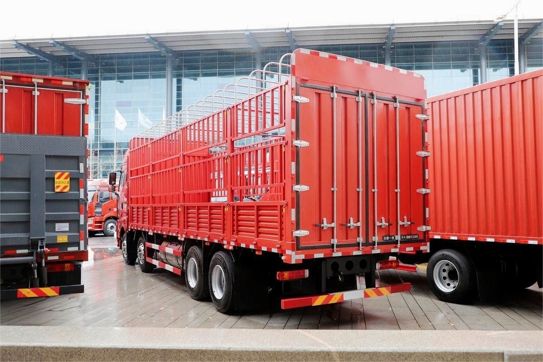 ジファング 中型トラック 屋根付きエアコン 12速 510馬力 8×4 9.4m LNGフェンストラック