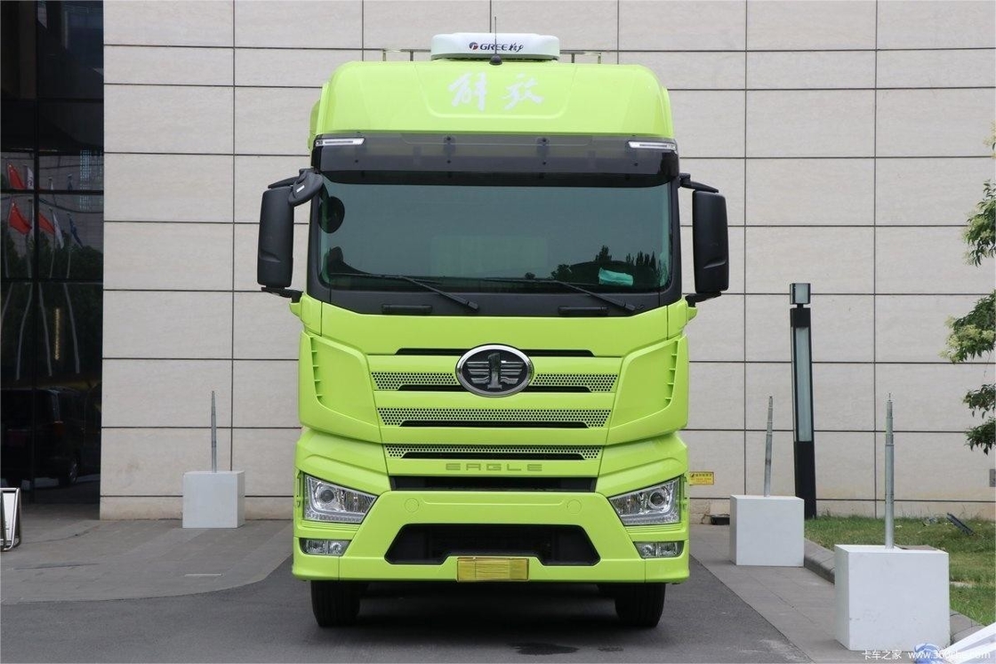 ジファング重型フェンストラック グリーンボディ 高屋根 460HP 8X4 9.4m 12速ディーゼルトラック