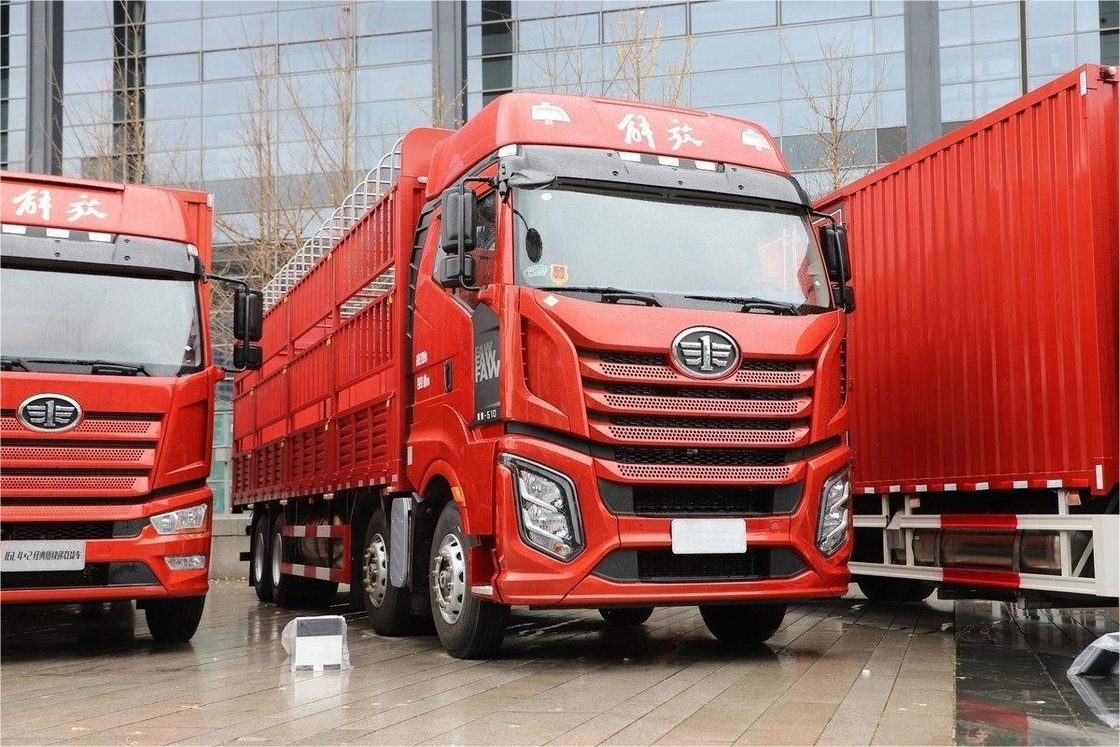 ジファング 中型トラック 屋根付きエアコン 12速 510馬力 8×4 9.4m LNGフェンストラック