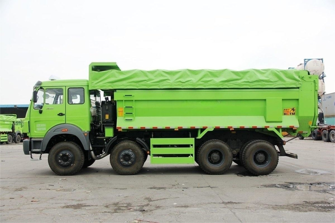 ベイベン重型ダンプトラック 336HP 8X4 6.4m 環境に優しい新型タールパウン上蓋