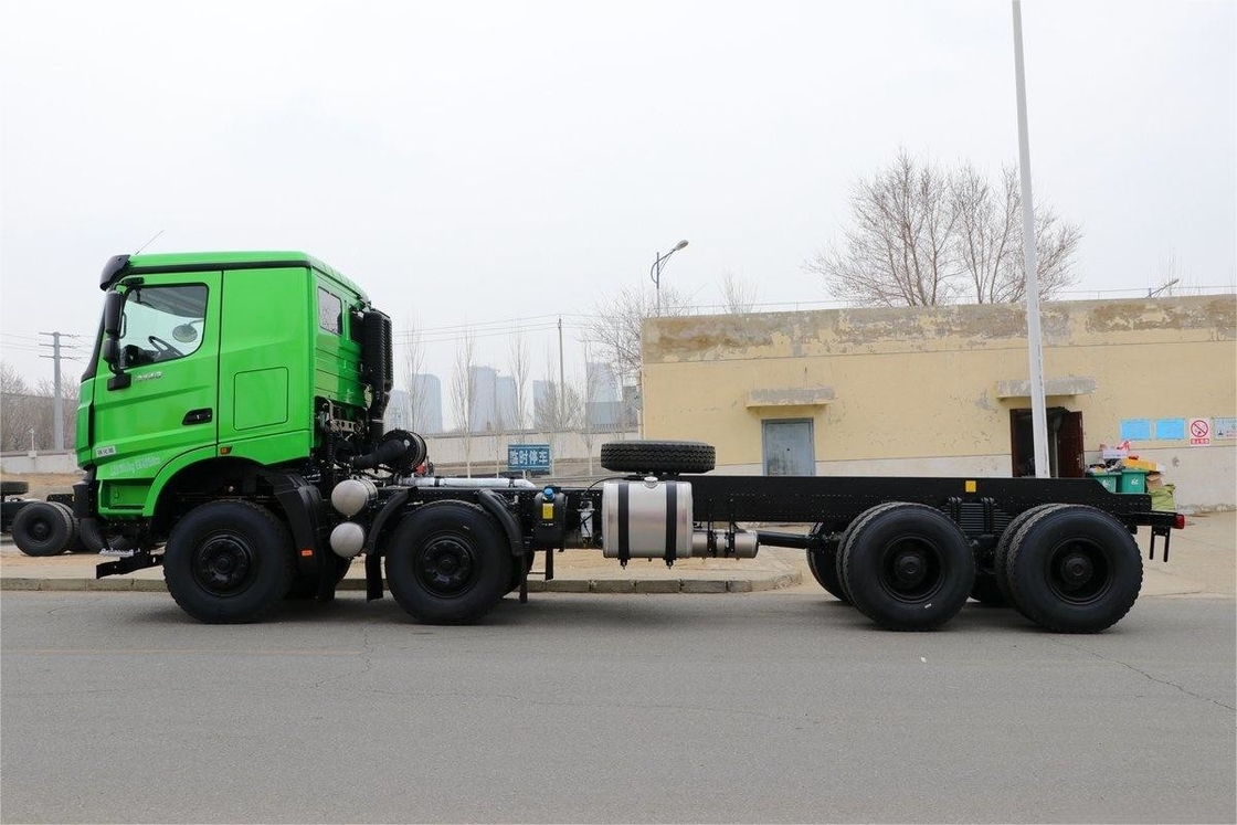430HP 8X4 6.5m エアバッグ ショック吸収座席 U型貨物箱 ベイベンダンプトラック シャーシ