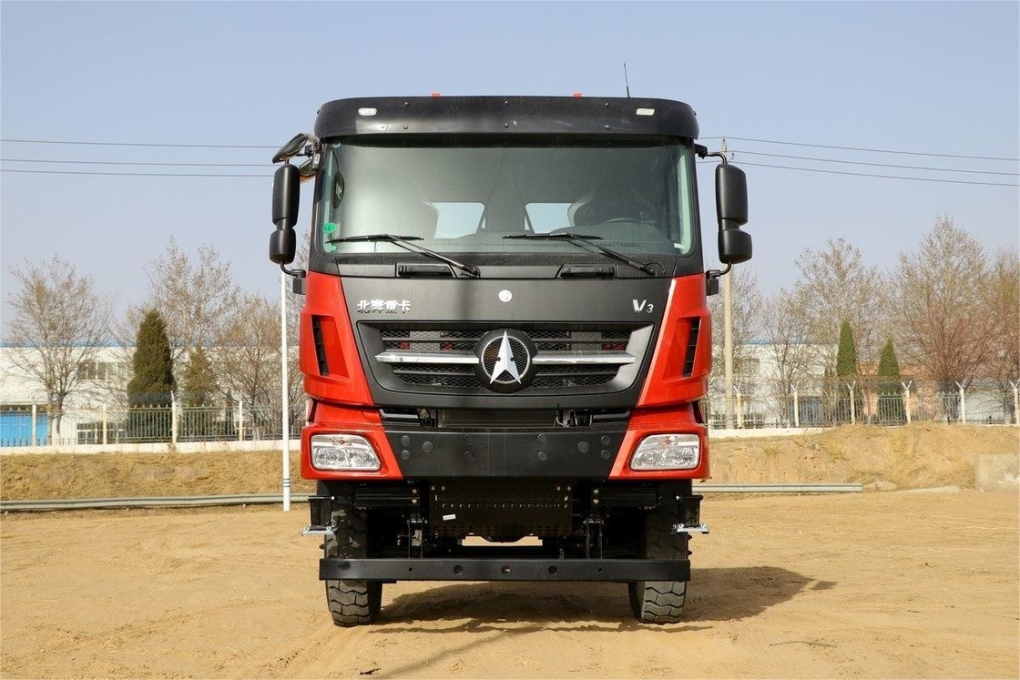 ベイベン重型トラック 550 hp 6X4 多重 環境に優しいトップカバー 6m ダンプトラック シャーシ