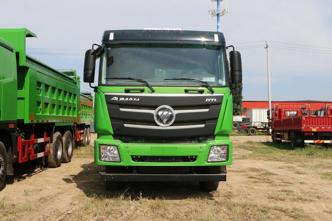 Foton Auman GTL 9シリーズ重型トラック 400HP 6X4 5.6m U型貨物箱 トップカバーダンプトラック