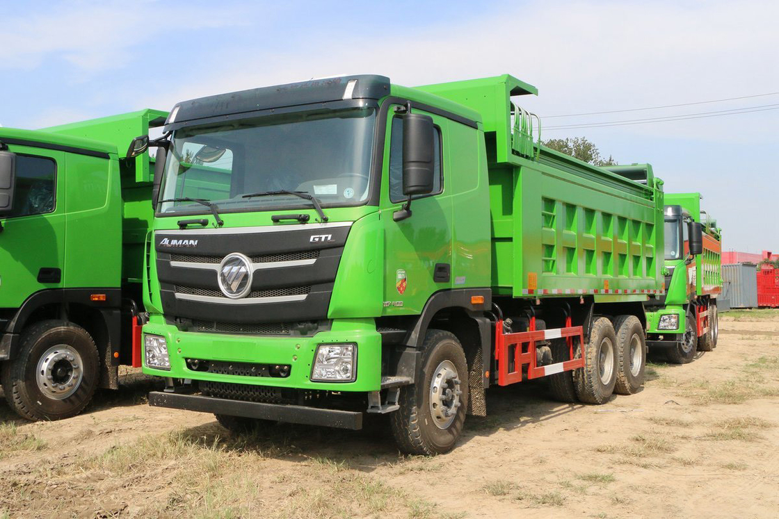 Foton Auman GTL 9シリーズ重型トラック 400HP 6X4 5.6m U型貨物箱 トップカバーダンプトラック