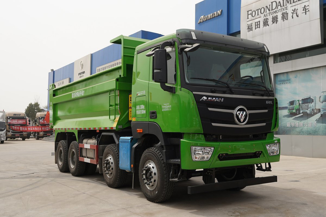 フォトンオマンGTLダンプトラック 490HP 8X4 AMT 12速自動6.8m 後ろダンプ 360度画像