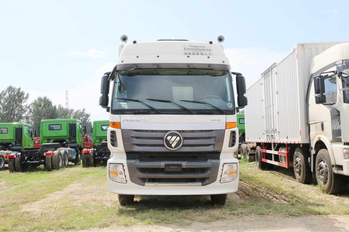 フォトン・オマン・ステークトラック 6シリーズ 重荷トラック ディーゼル8速 245HP 6X2 9.53m 白色車体