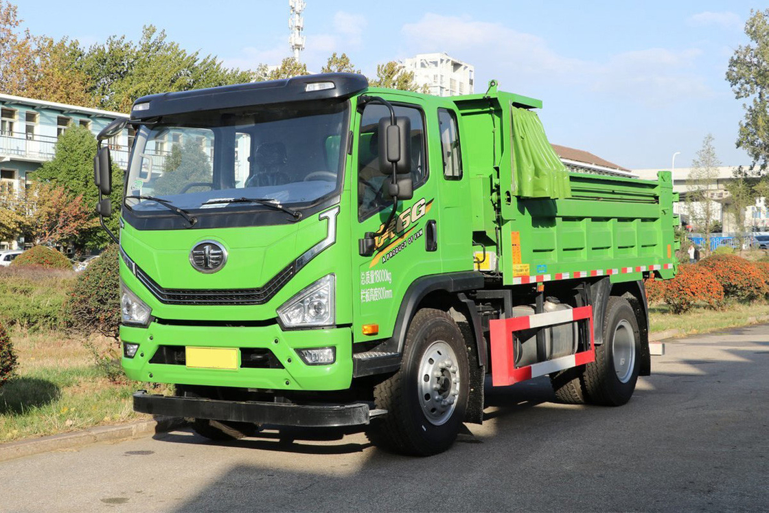 青島・ジファング ダンプトラック タイガー 6G 200HP 10速ディーゼル 1列半キャビ 4×2 4m