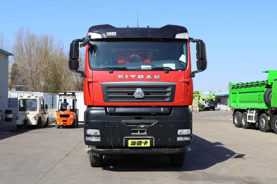 シトラック G7 ダンプトラック 12速 400 HP 6X4 5.8m U型ダンプコンテナ 赤体 シノトラック