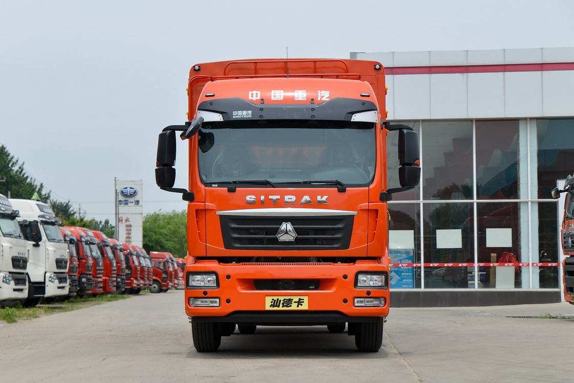 オレンジボディ AMT 高屋根エアデフレクター ディーゼル 8 スピード 250HP 6.8m シトラック フェンス トラック