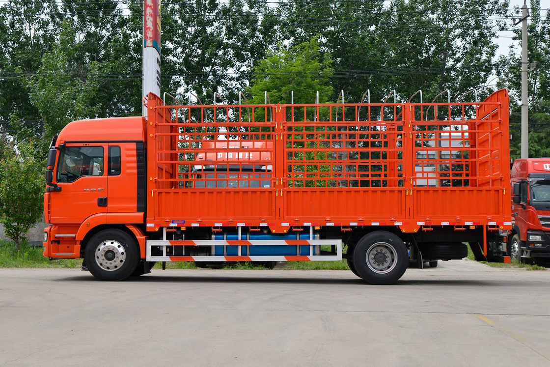 オレンジボディ AMT 高屋根エアデフレクター ディーゼル 8 スピード 250HP 6.8m シトラック フェンス トラック