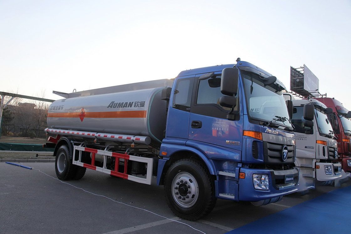 フォトン・オイル・タンカー トラック Auman BJ5163 EXT 3シリーズ ディーゼル 210HP 4X2 8T フラットトップ シングルライン シート