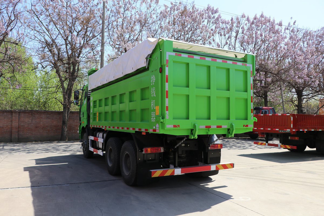 FAW CA3250 エアバッグ ショック吸収座席 重荷トラック 420HP フラットトップ キャビ 6X4 5.8m ジーファング ダンプトラック