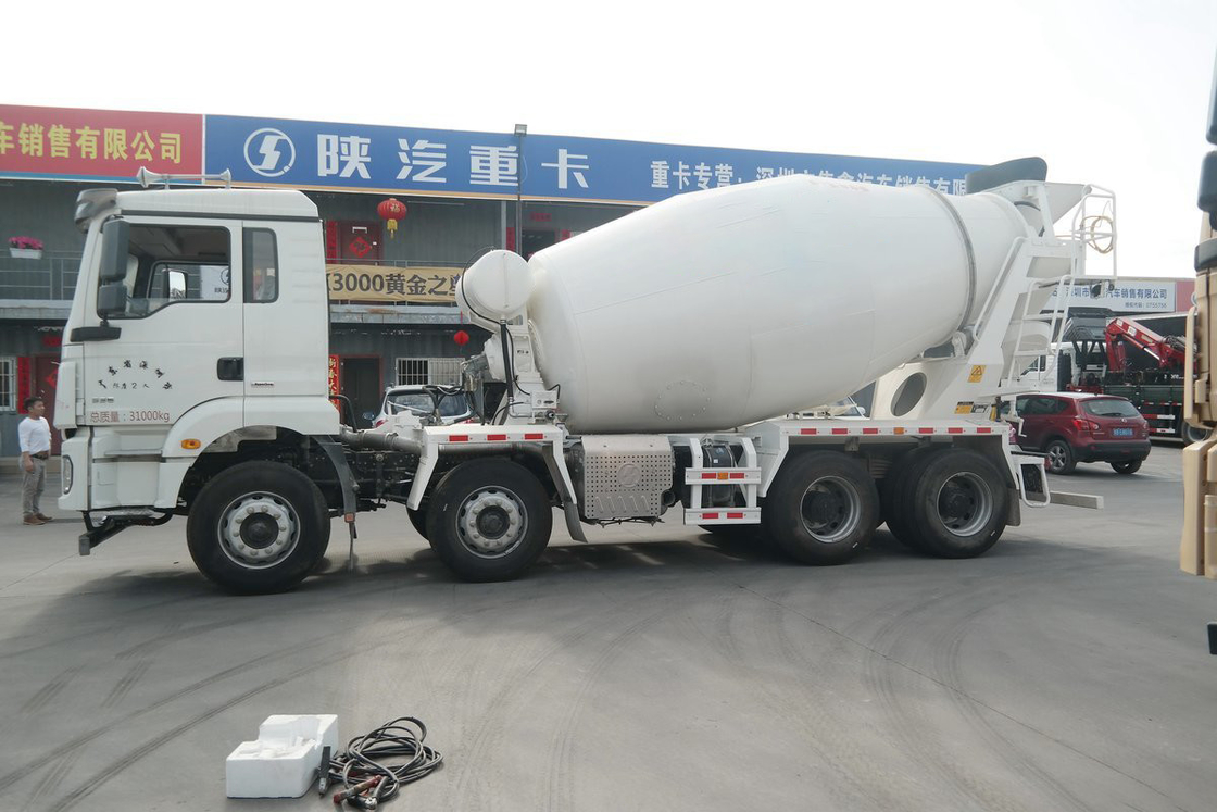山西自動車重型トラック デロン 新型M3000 336HP 8X4 7.49m3 コンクリートミキサートラック