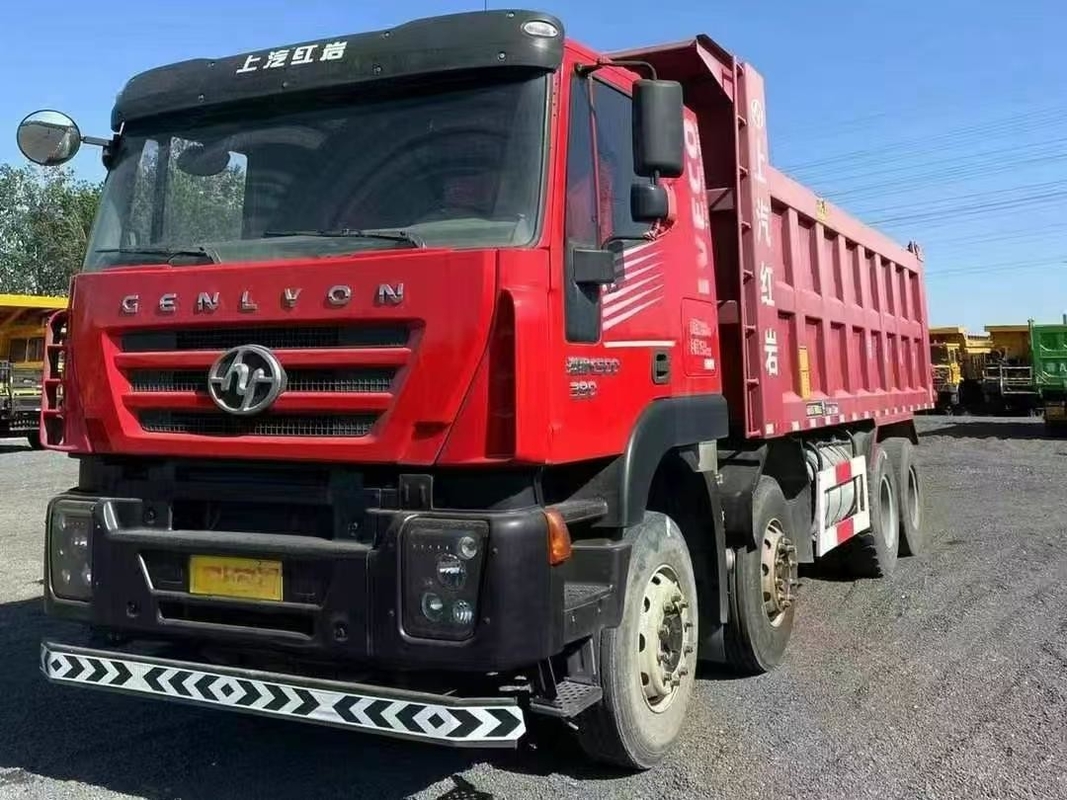 中国 中古トラック 重型SAIC 香港タンプトラック 8×4 イベコ トラック テクノロジー 左手駆動 390hp