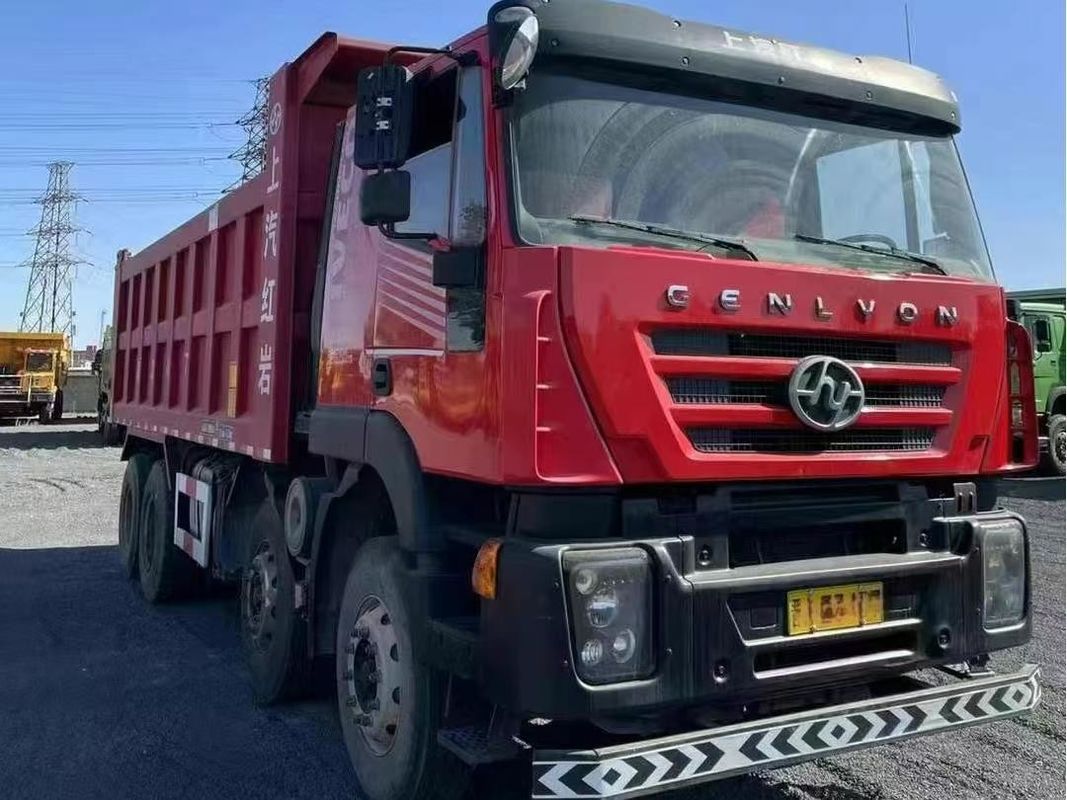 中国 中古トラック 重型SAIC 香港ダンプトラック 8×4 トラック技術 左手駆動 390hp